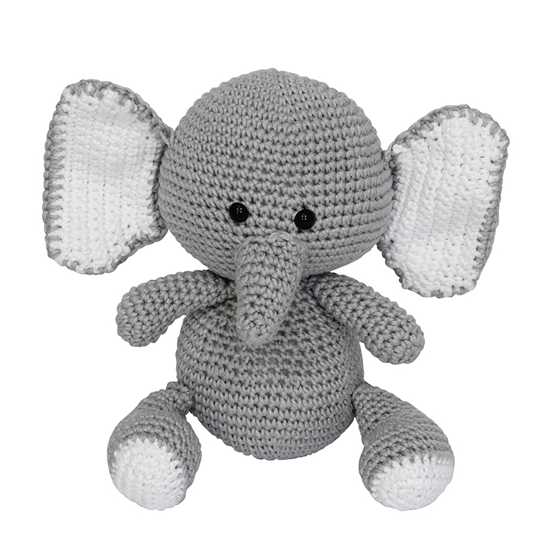 receita de amigurumi elefante