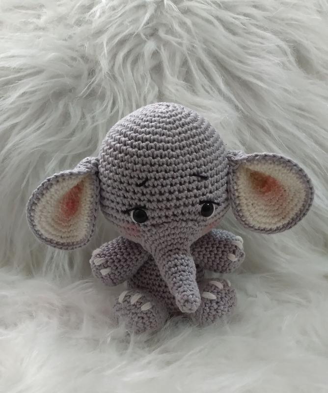 elefante de croch锚 para beb锚