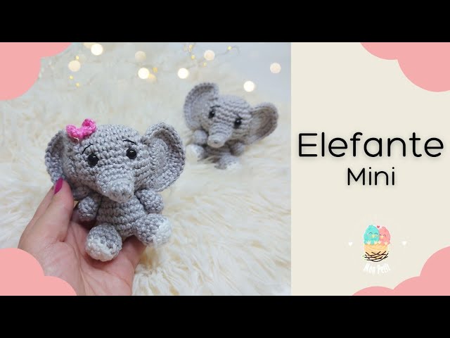 amigurumi elefante 20cm