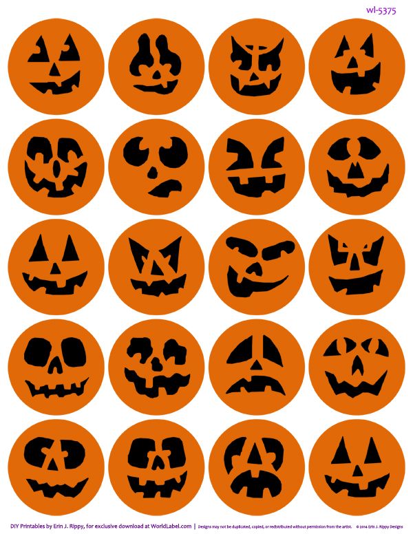 tags para doces halloween