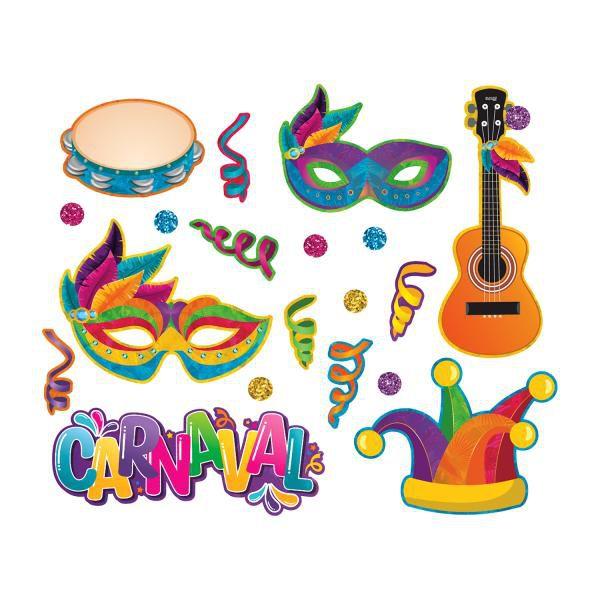 decoração carnaval fácil imprimir