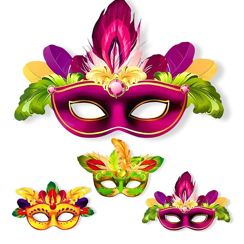 enfeites de carnaval DIY