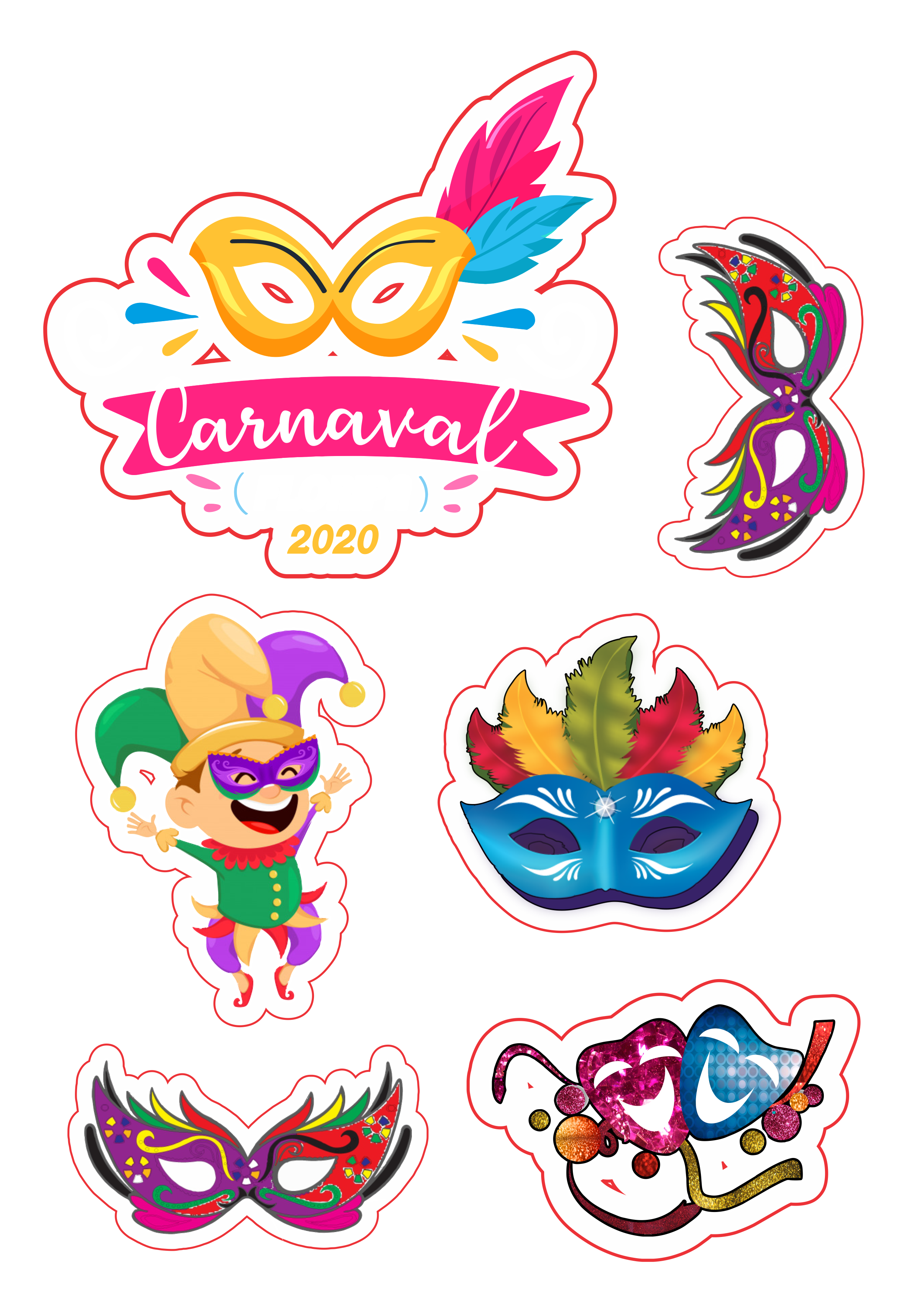 lembrancinhas carnaval imprimir