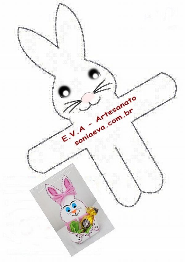 decoração de páscoa com eva passo a passo