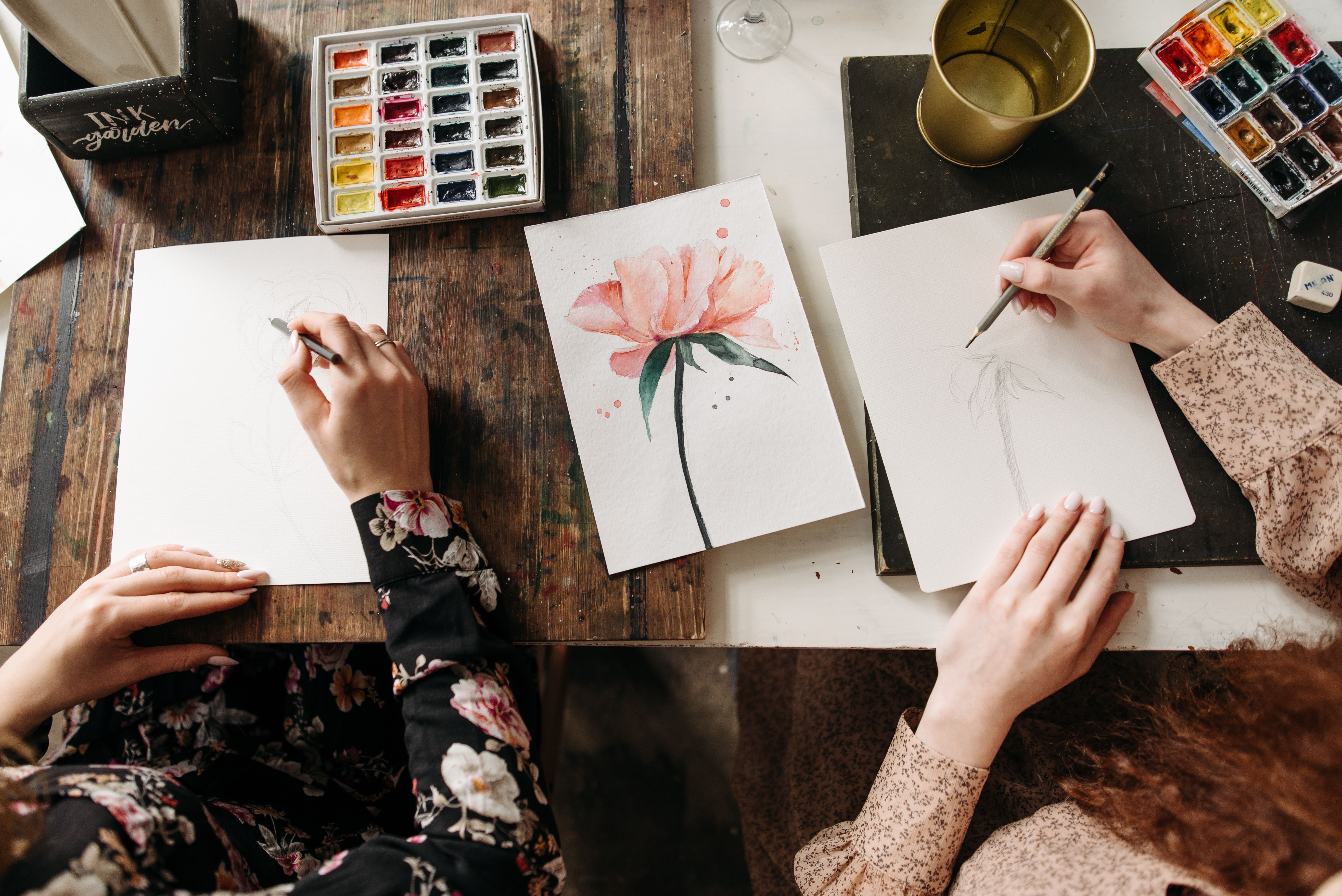 dicas de pintura com lápis de cor