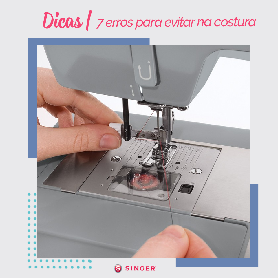 problemas frequentes máquina de costura
