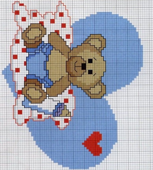 gráficos ponto cruz bebê para baixar