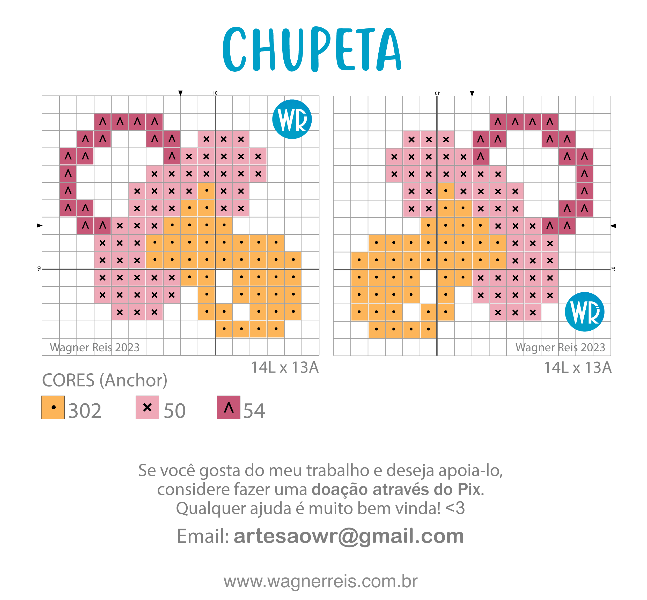 esquemas ponto cruz infantil grátis