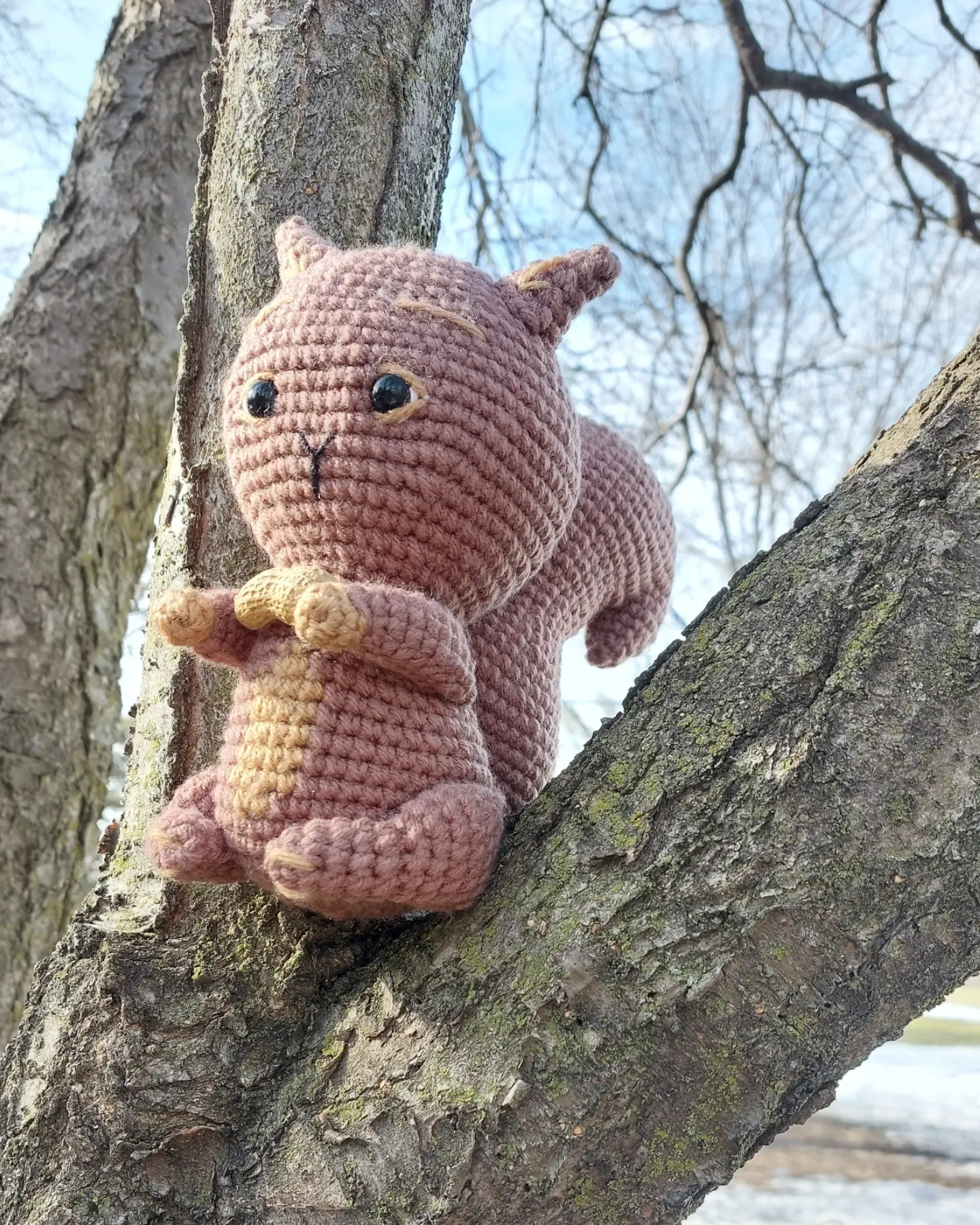 amigurumi esquilo decoração