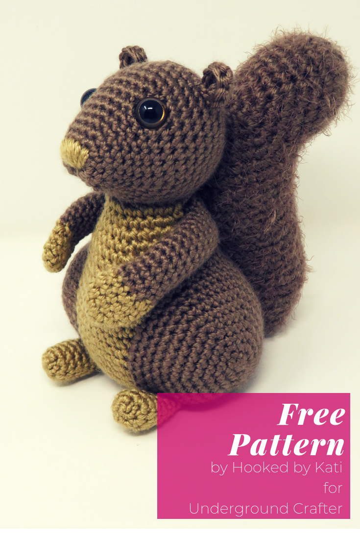 amigurumi esquilo realista
