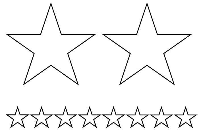 molde estrela grande