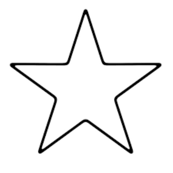 moldes de estrelas grandes para imprimir