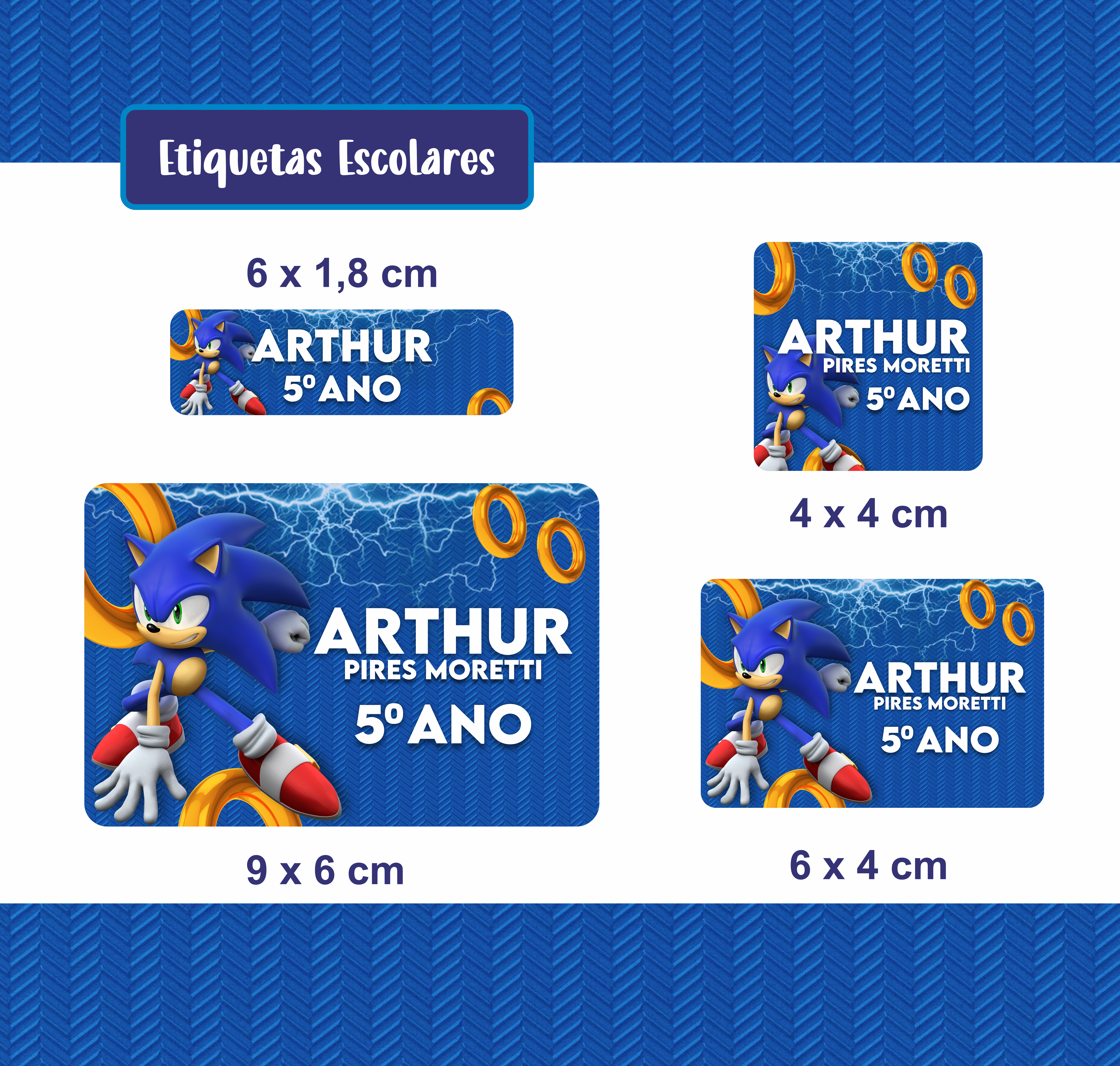 etiquetas personalizadas para material escolar
