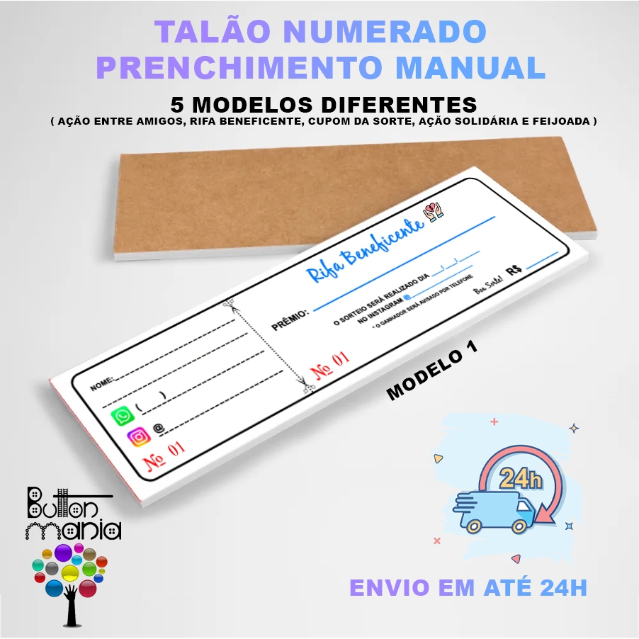 sorteio beneficente exemplo