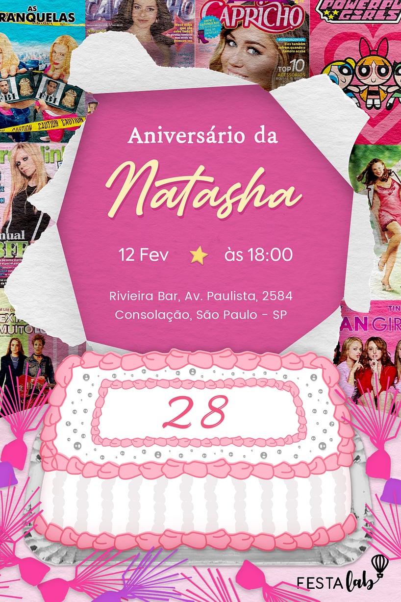 como fazer festa anos 2000