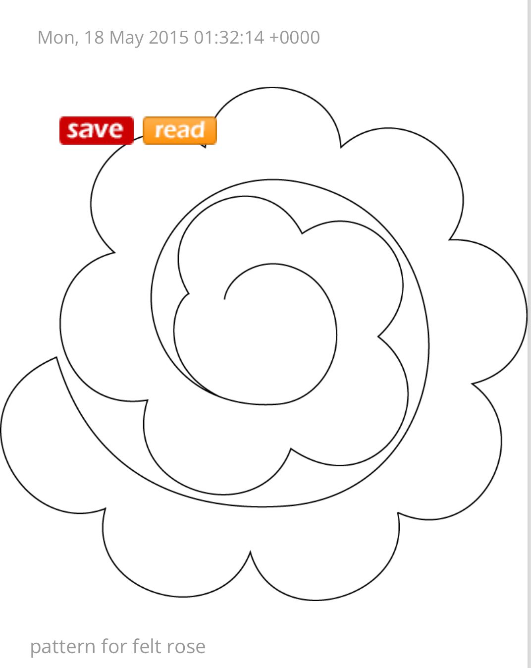 molde de flor para E.V.A.