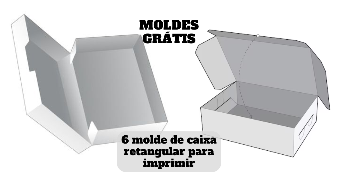 como fazer caixa de papel para imprimir