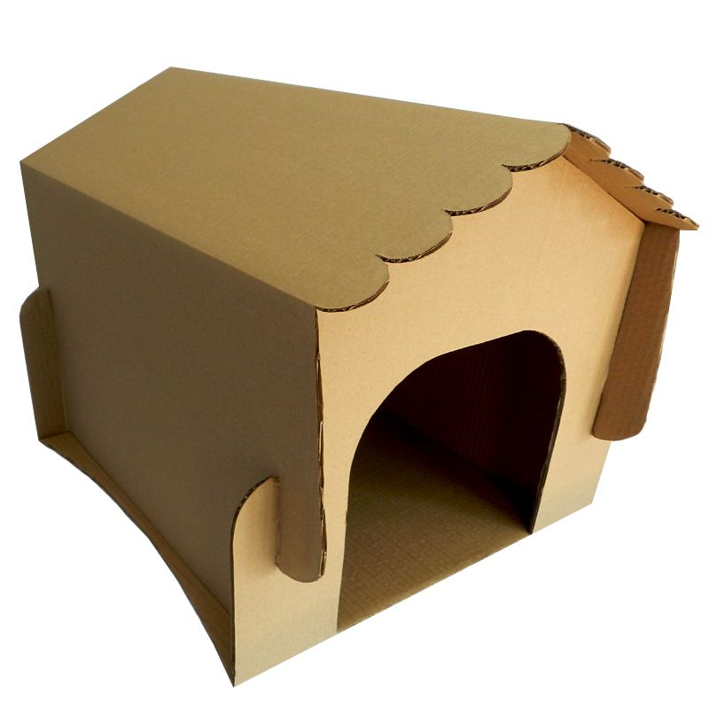casa de papelão para gato