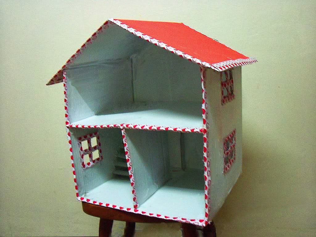 casa de papelão grande