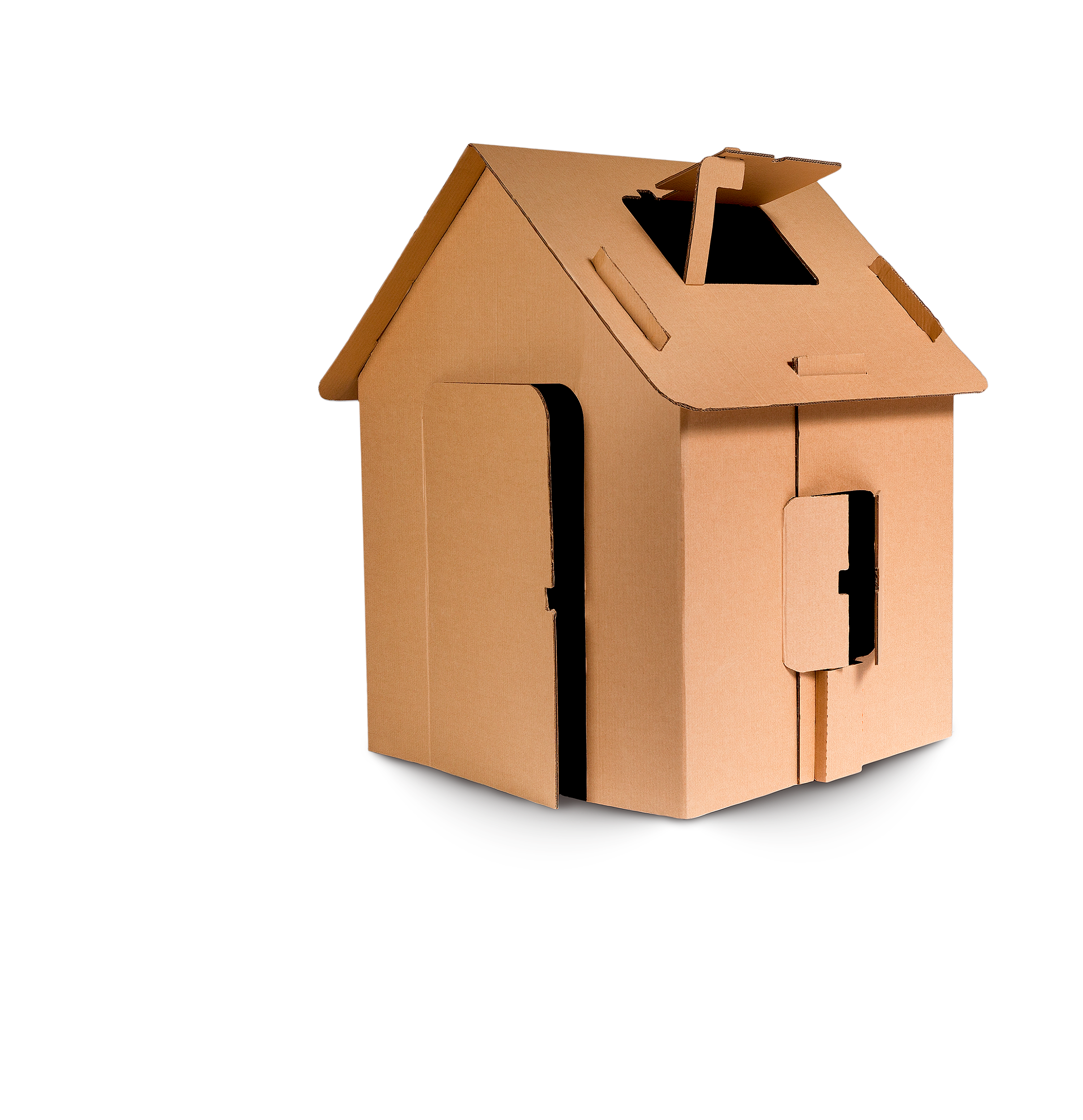 casa de papelão para cachorro