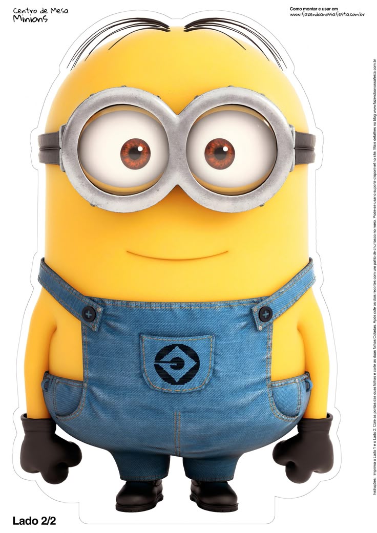 desenho minions pintado