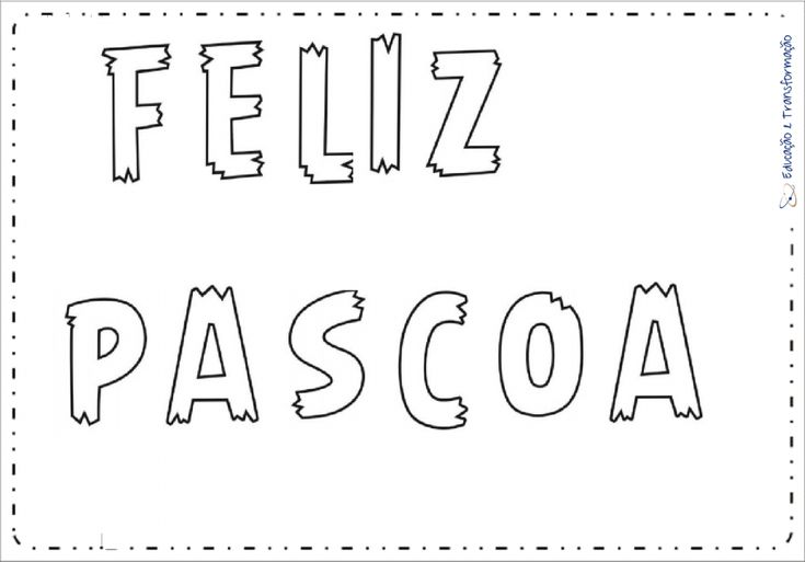 molduras de páscoa para imprimir