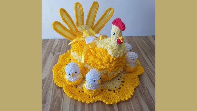 amigurumi galinha fácil