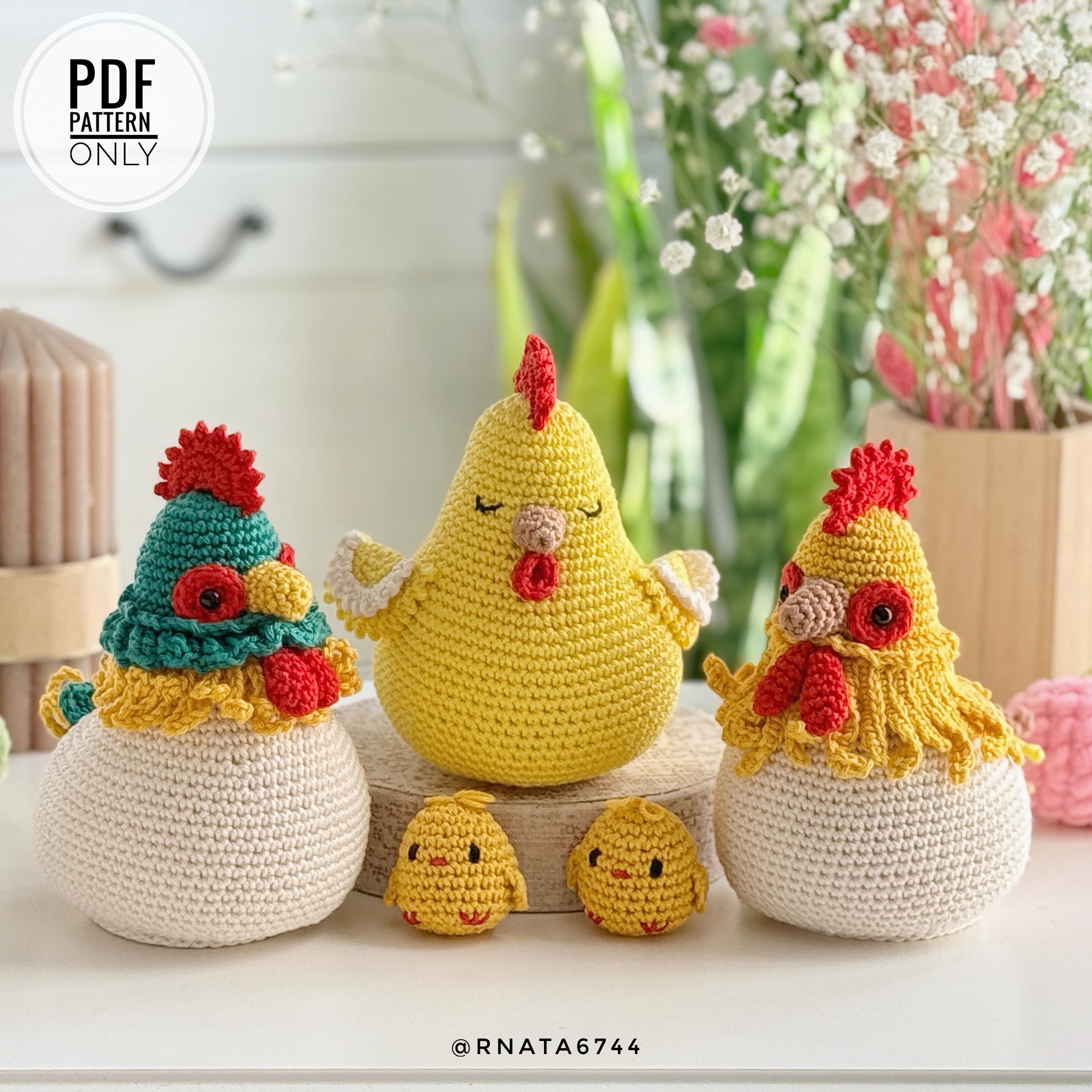 galinha amigurumi para iniciantes