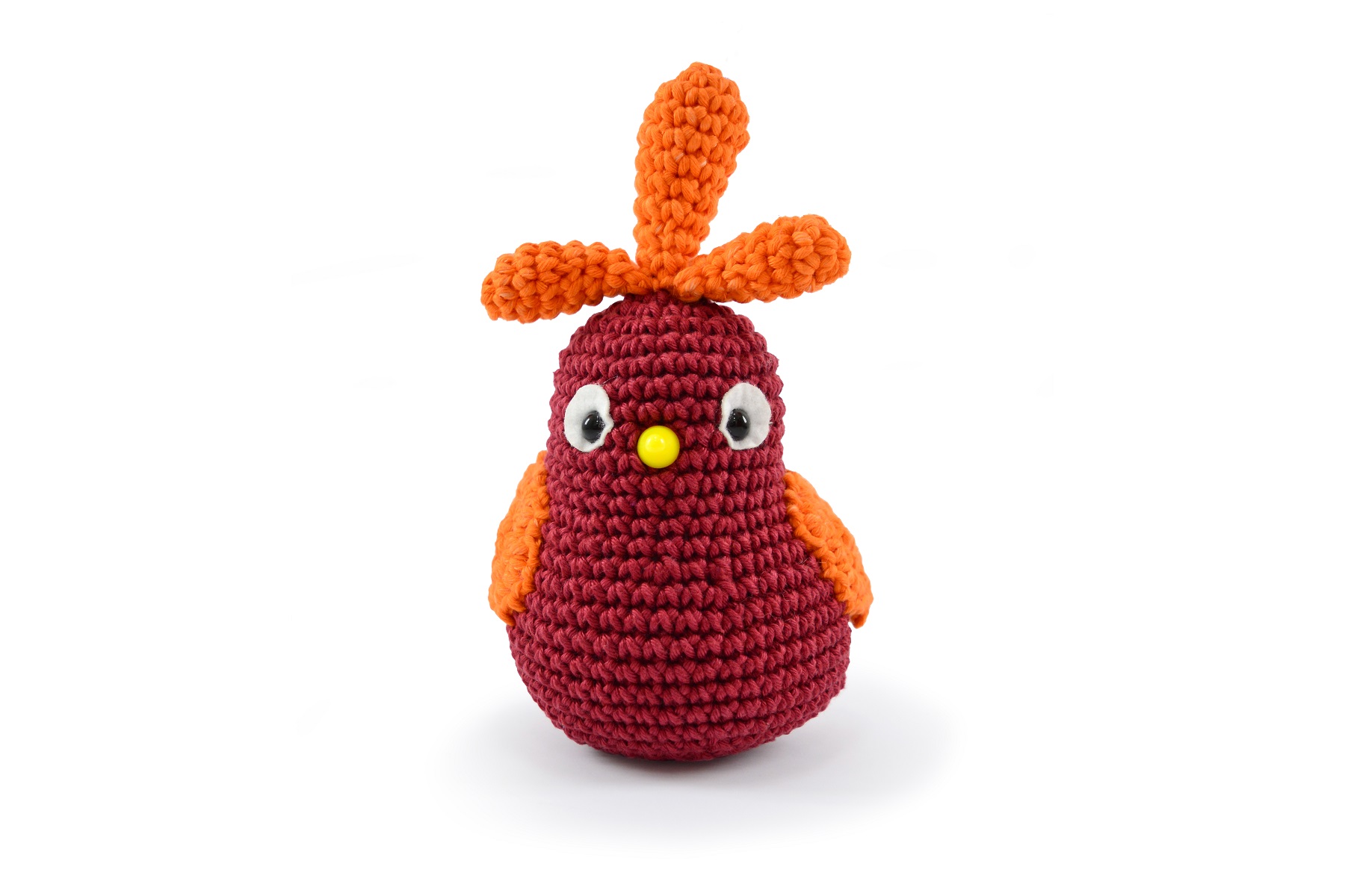 tutorial galinha amigurumi