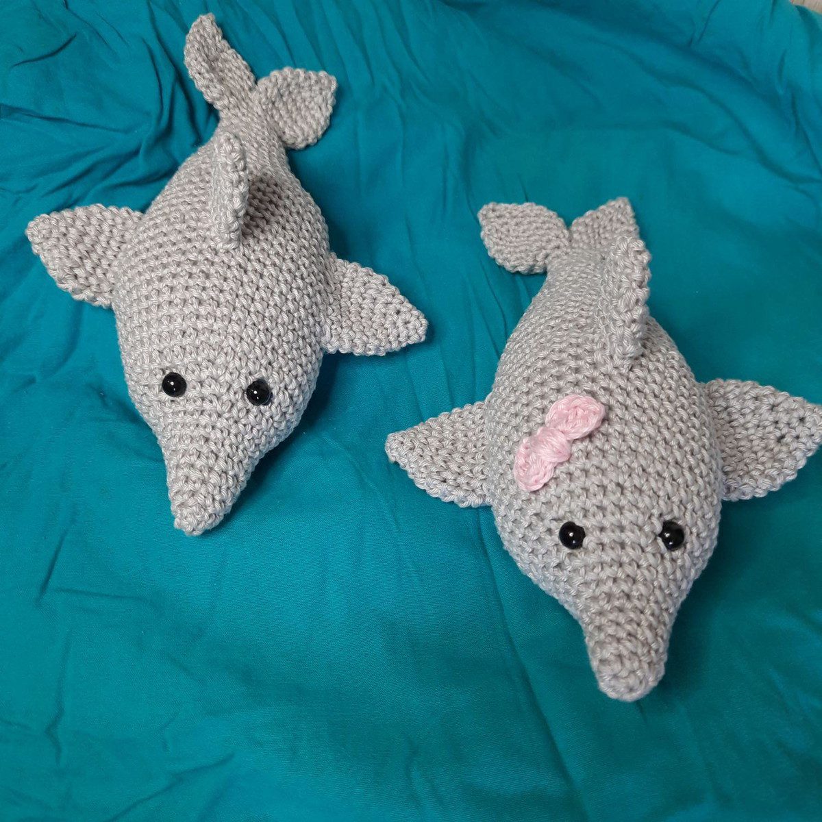 amigurumi de golfinho passo a passo