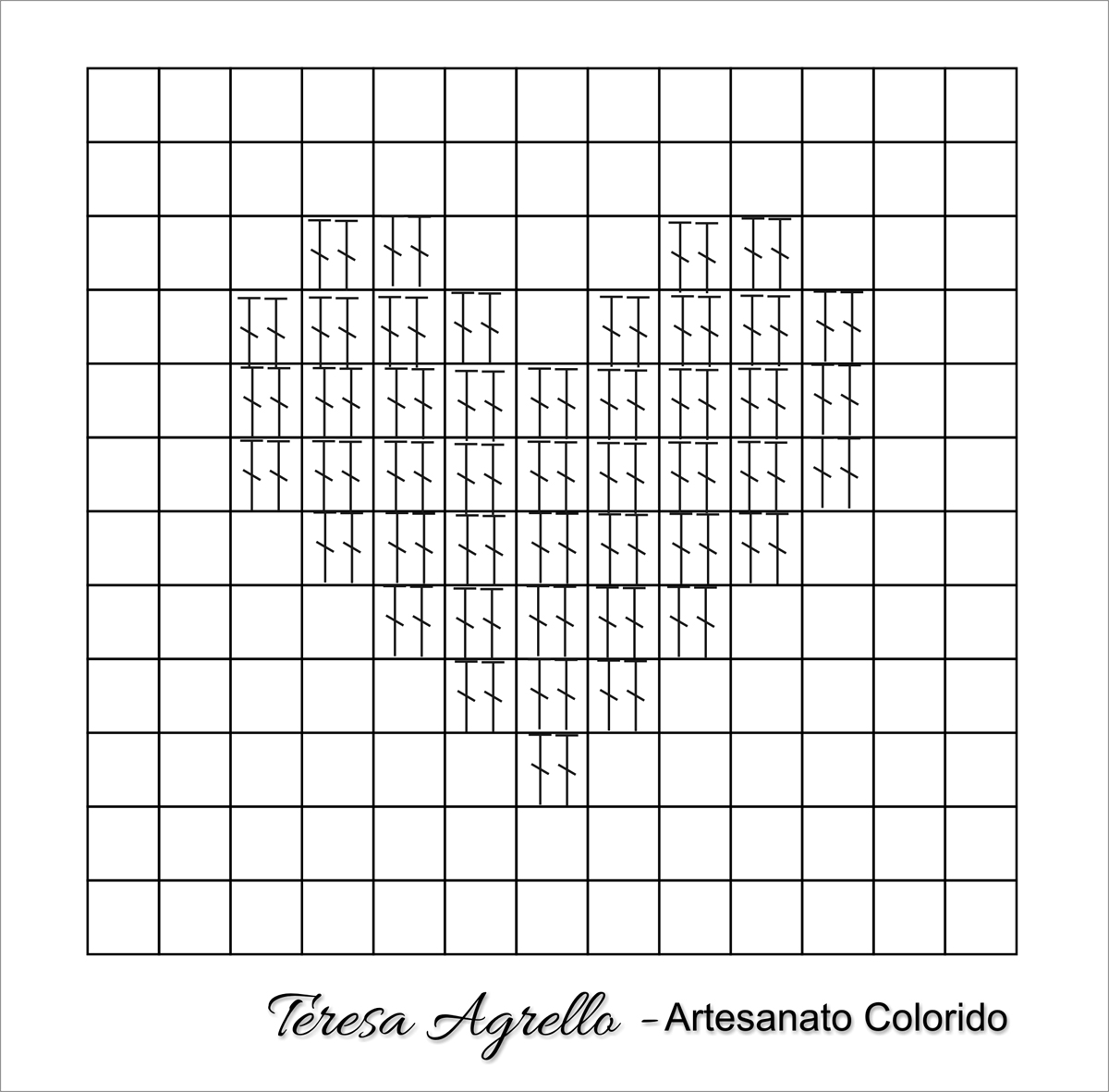 download gráfico crochê filé