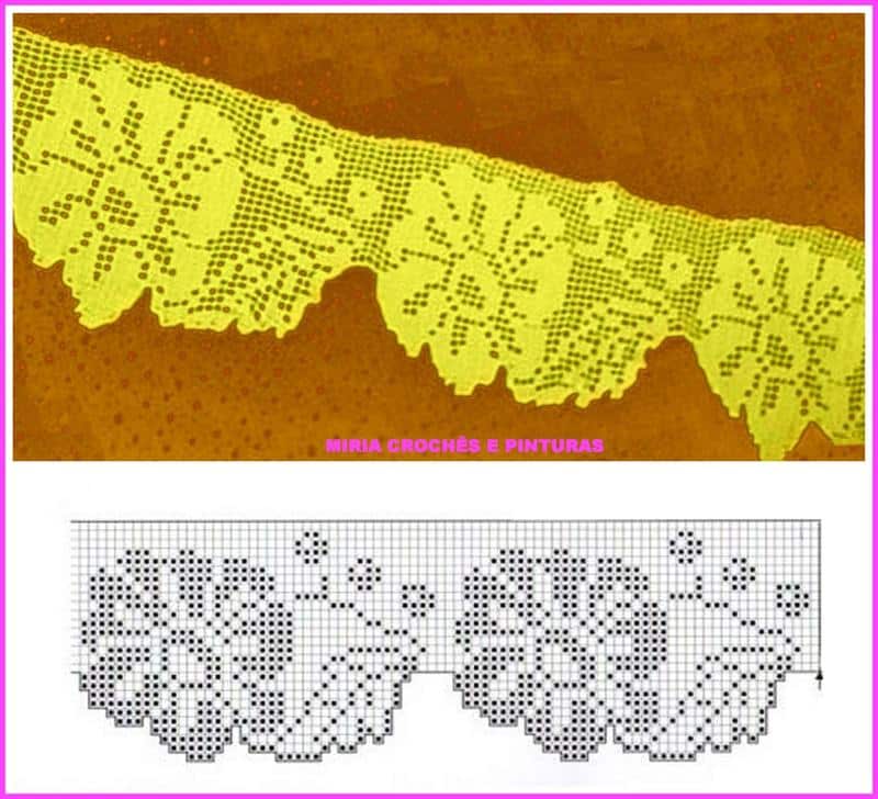 tutorial crochê filé iniciante