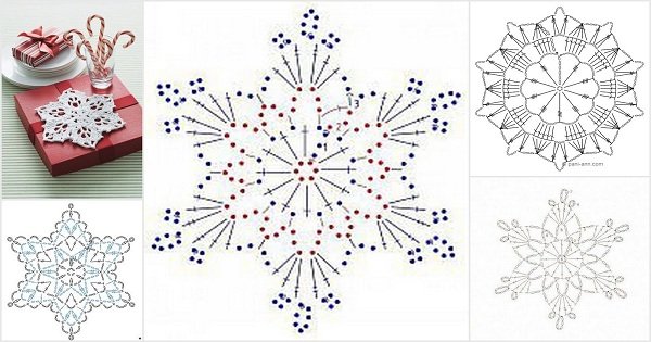 gráficos de crochê filé para iniciantes
