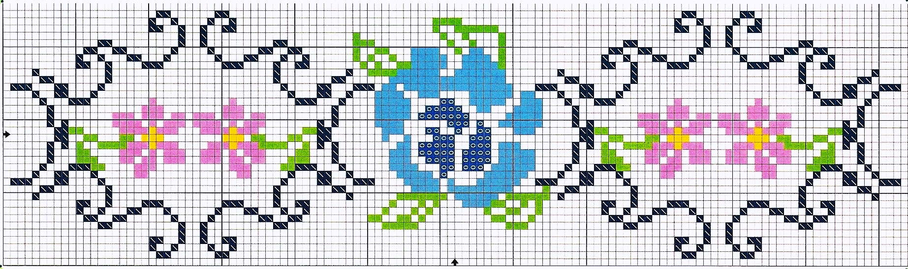 gráficos ponto cruz infantil banho