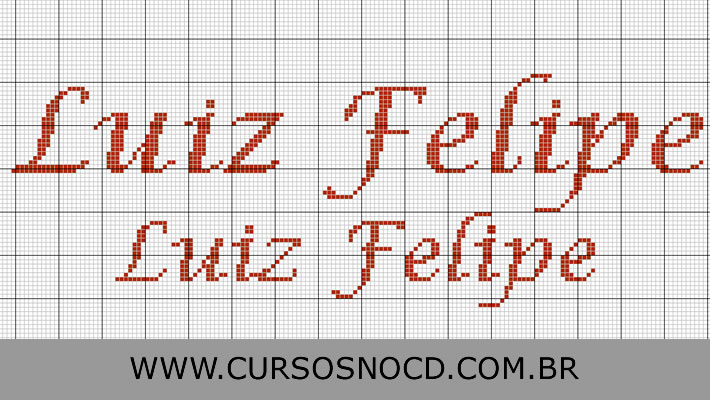 ponto cruz toalhinha personalizada