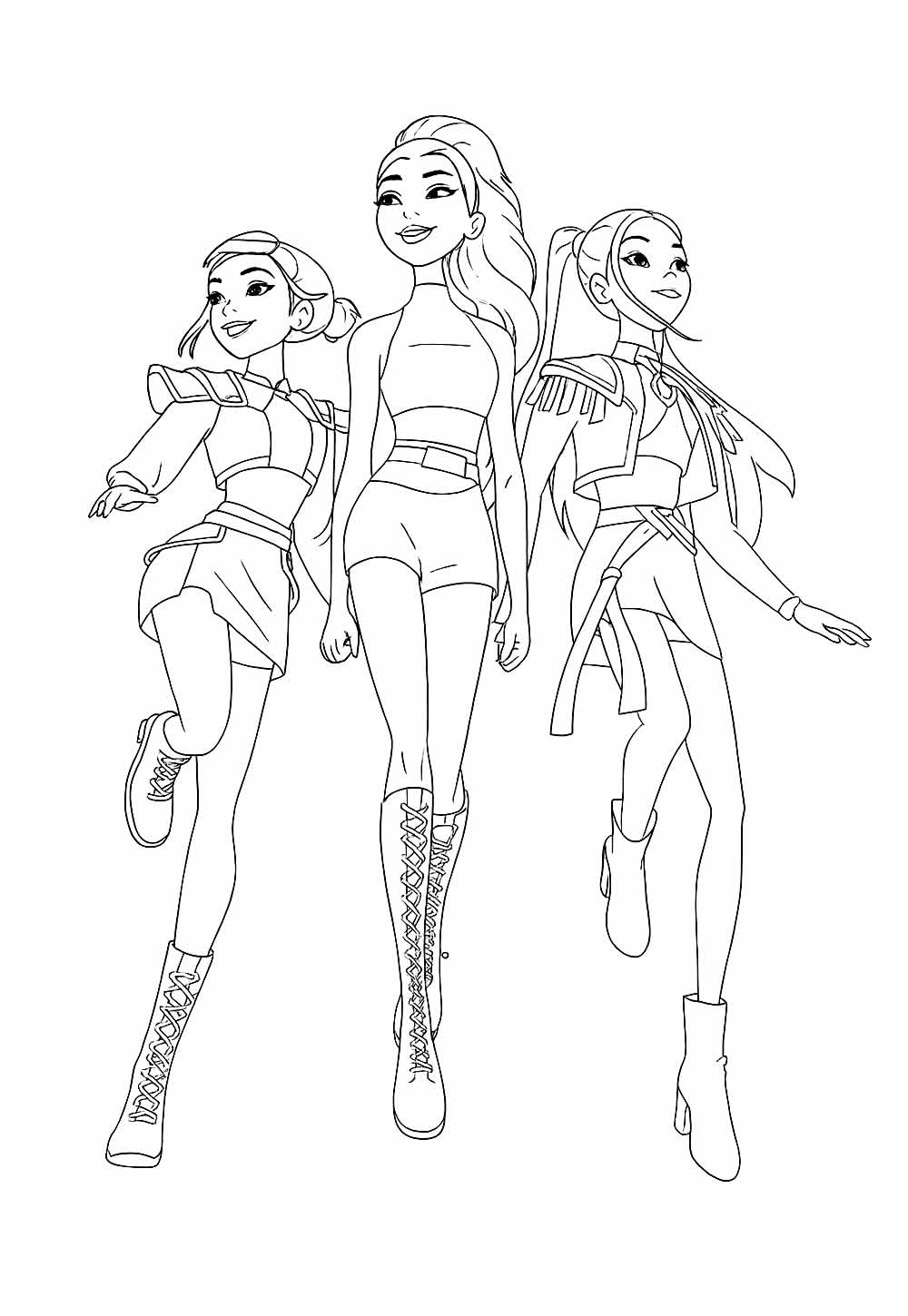 imprimir desenho kpop