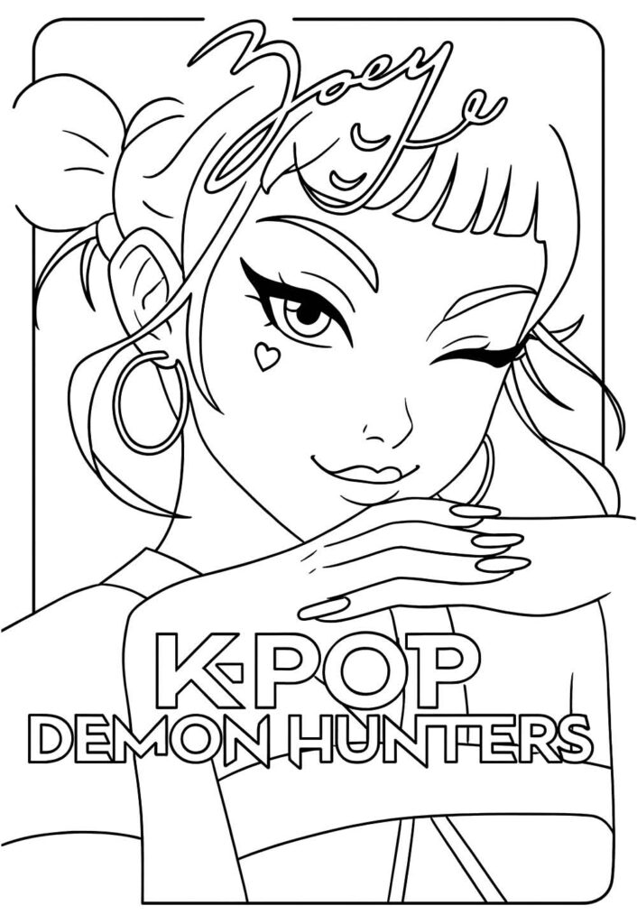 colorir online kpop