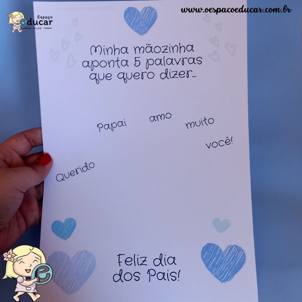 Atividades Dia dos Pais educação infantil