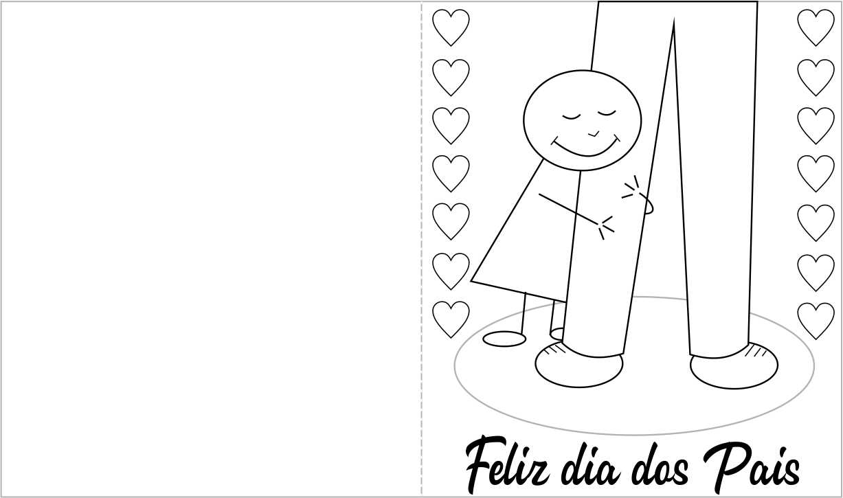Cartão Dia dos Pais para bebês