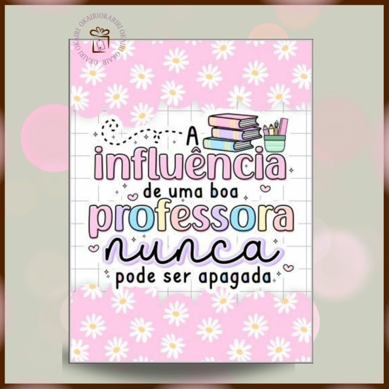 cartão dia da professora criativo
