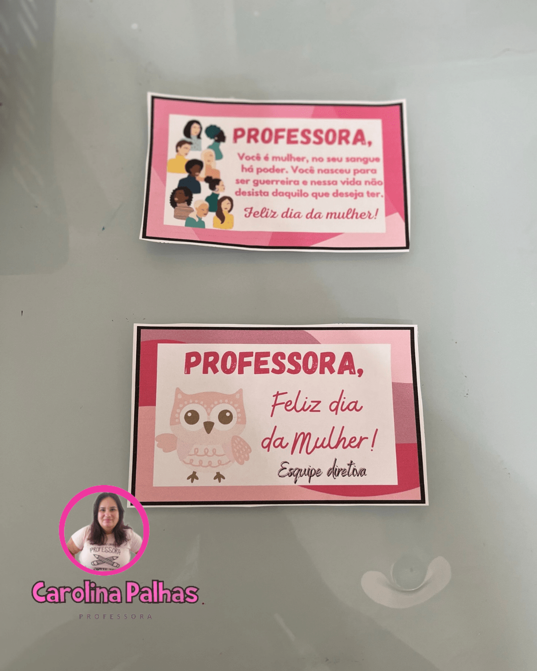 presente para professora feito à mão