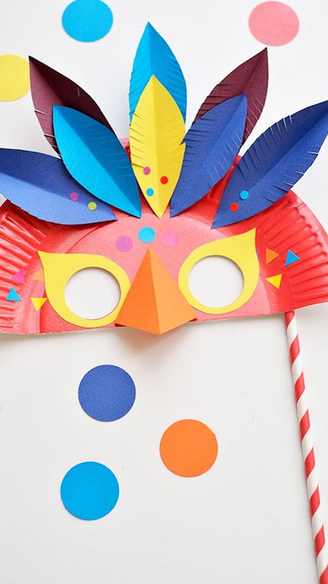 como fazer máscara de carnaval