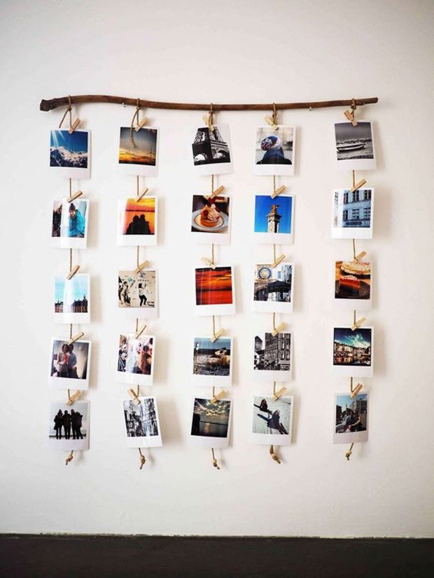 como fazer mural de fotos