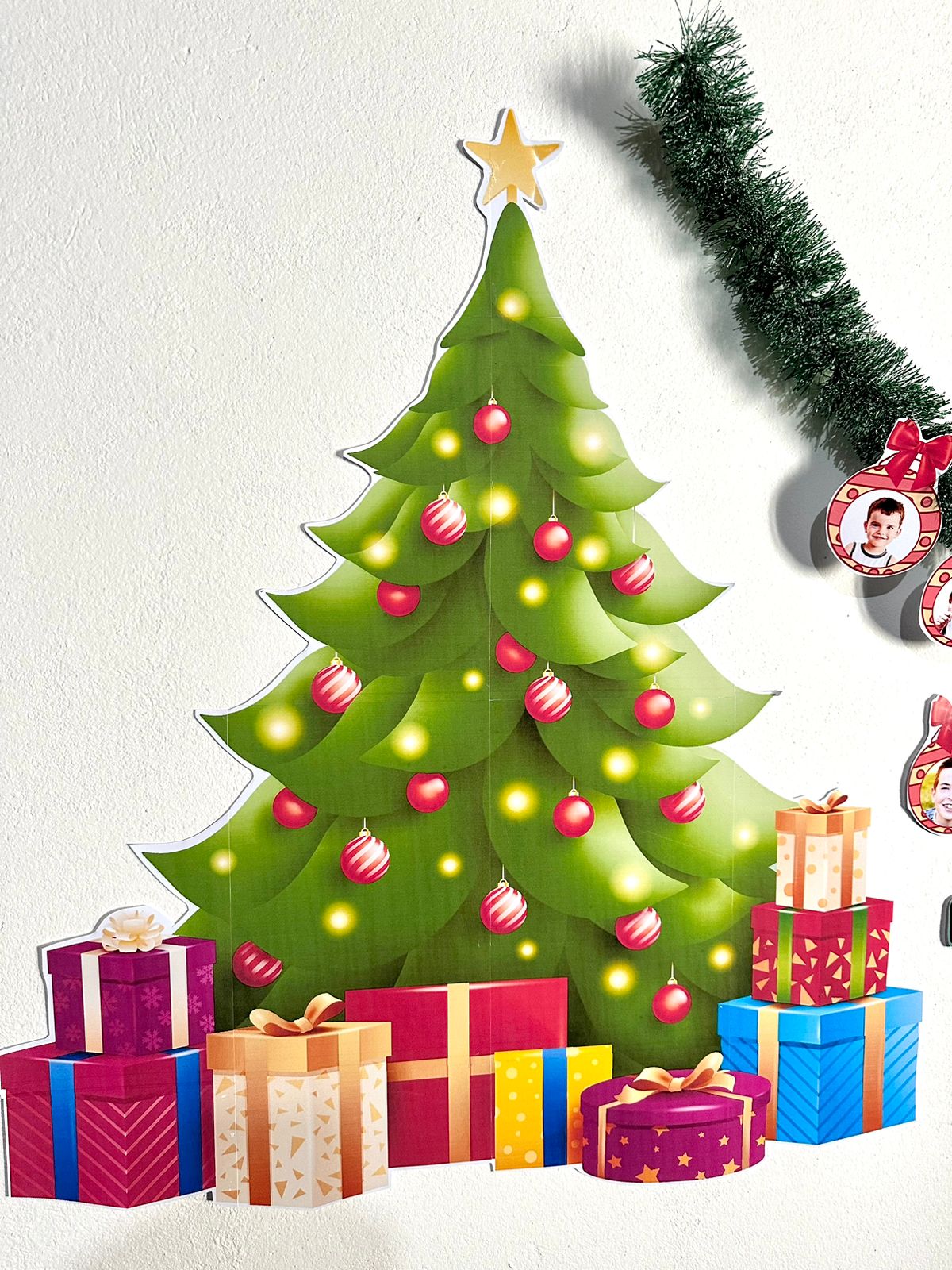 painel de natal para loja