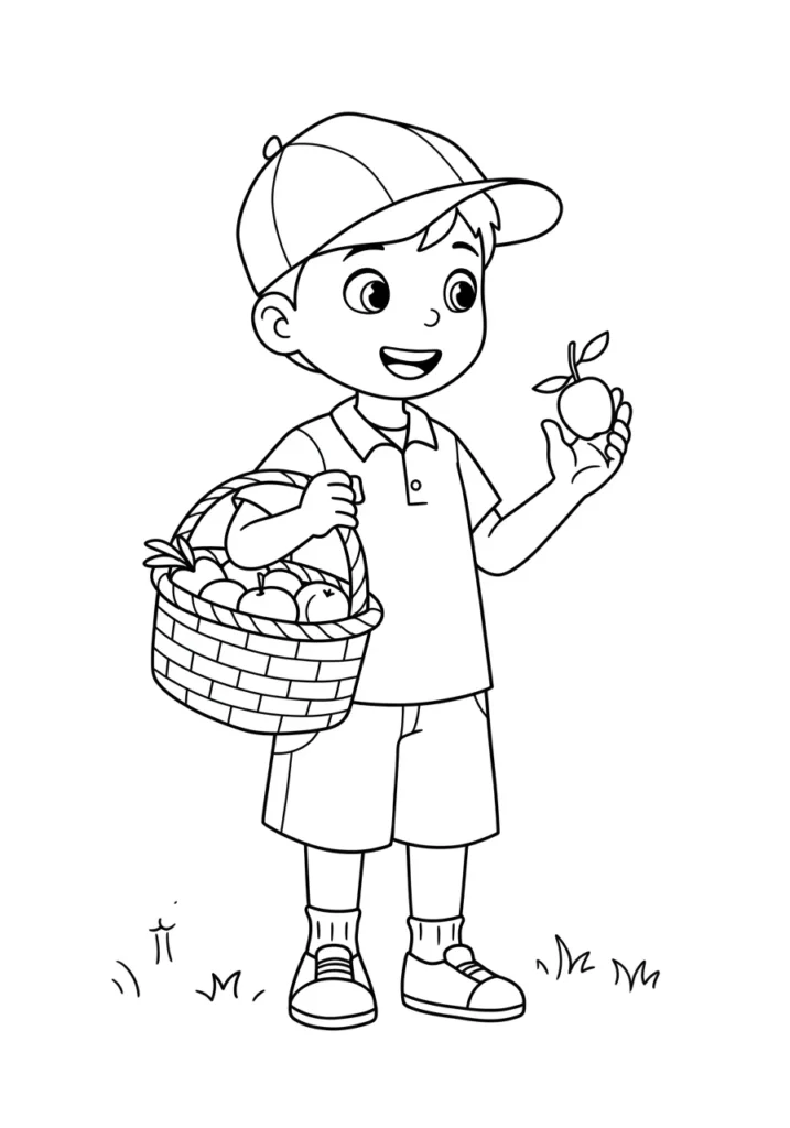 desenhos de garotos para atividades