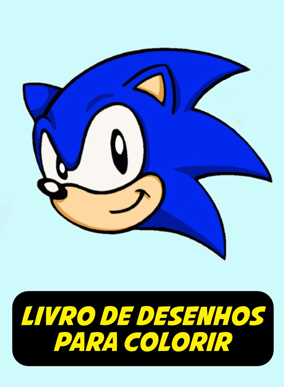 sonic para imprimir topo de bolo