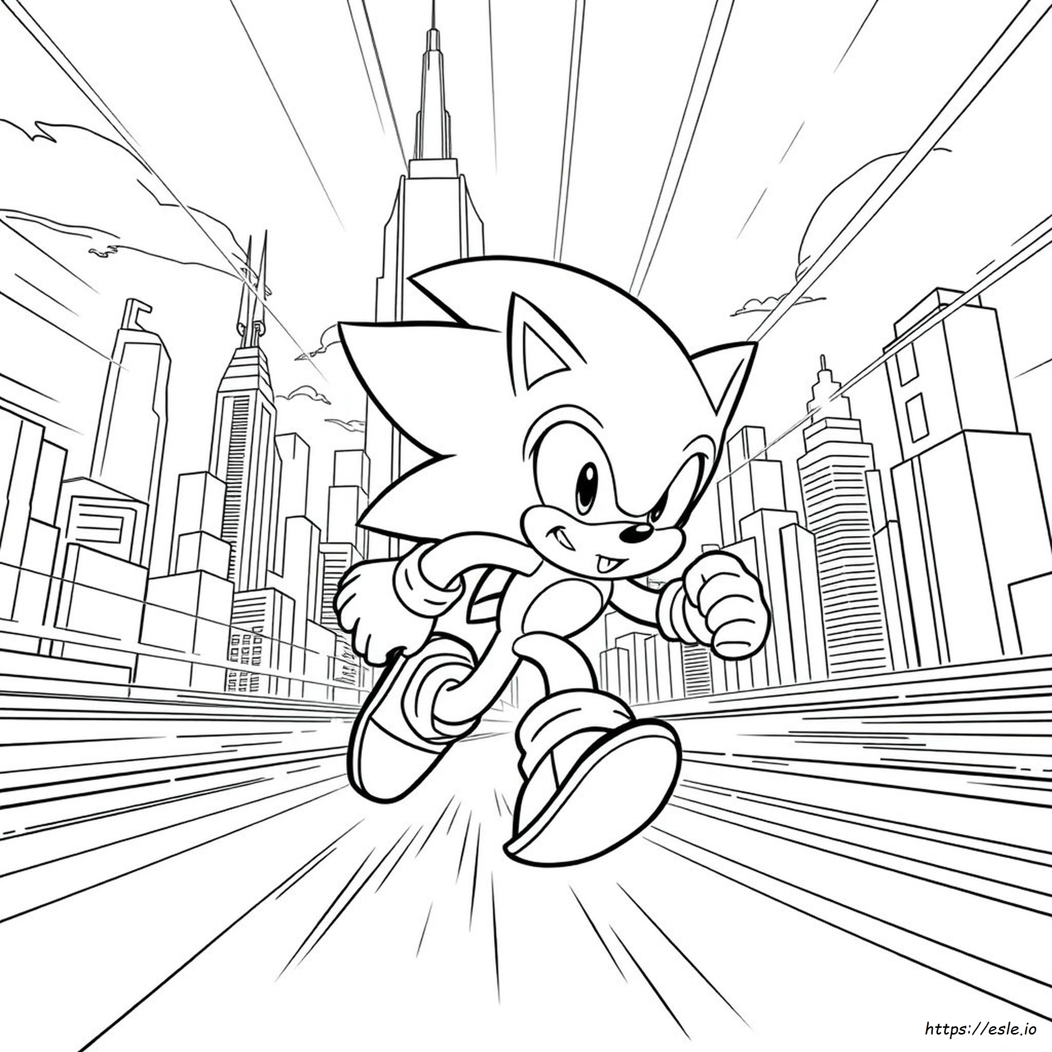 sonic para imprimir grátis
