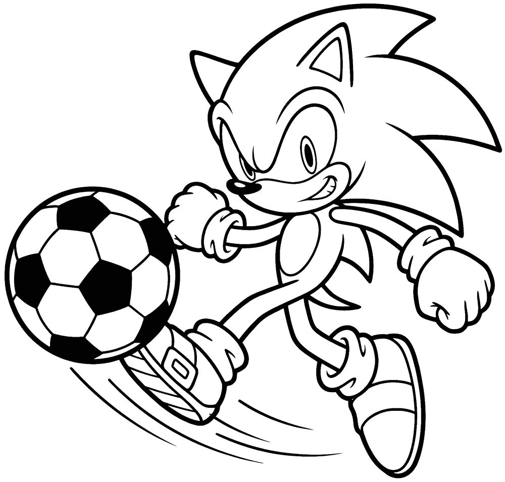 imagem sonic png para imprimir