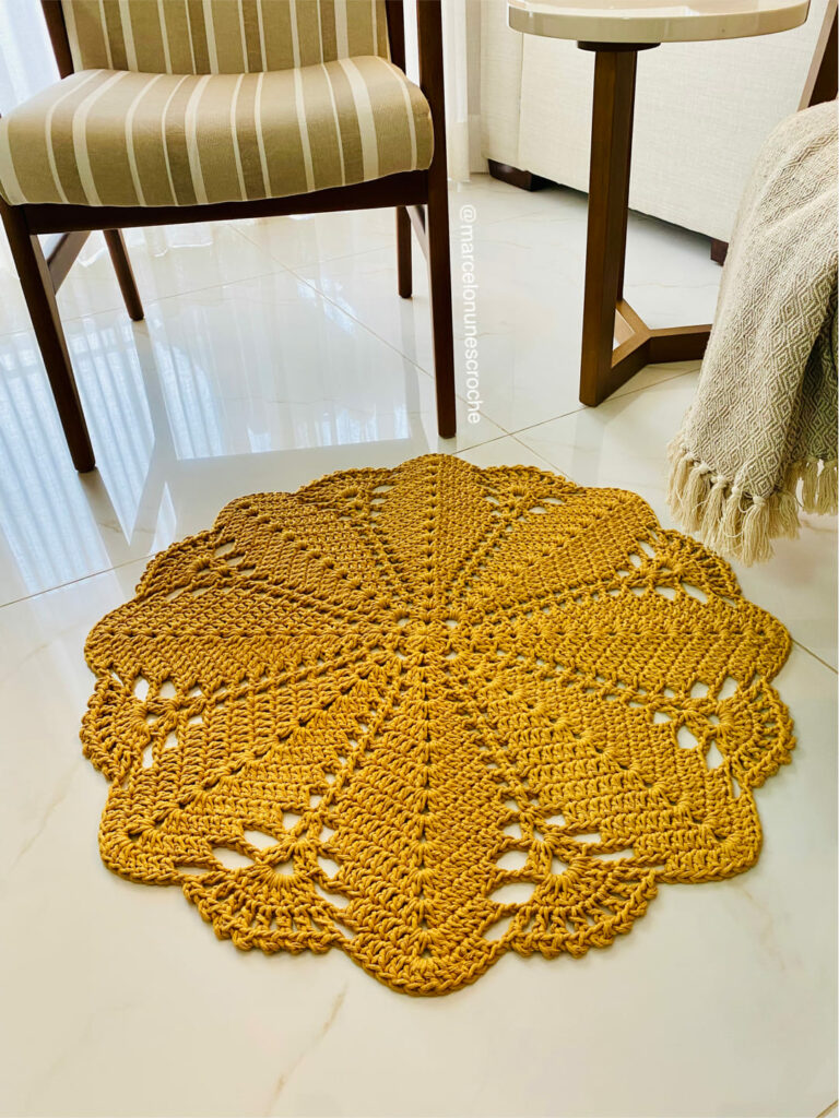 Decoração de interiores com crochê