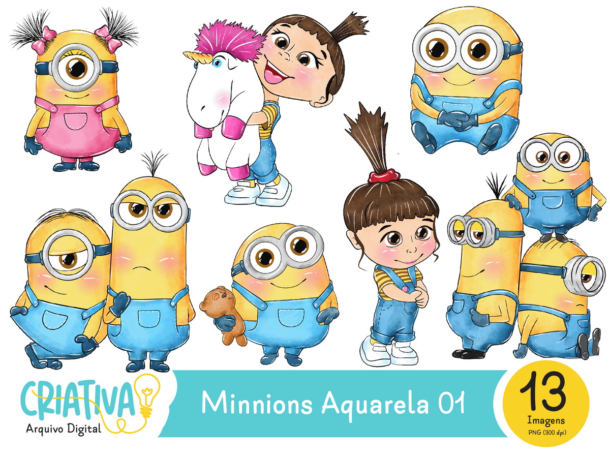 personagens minions para imprimir